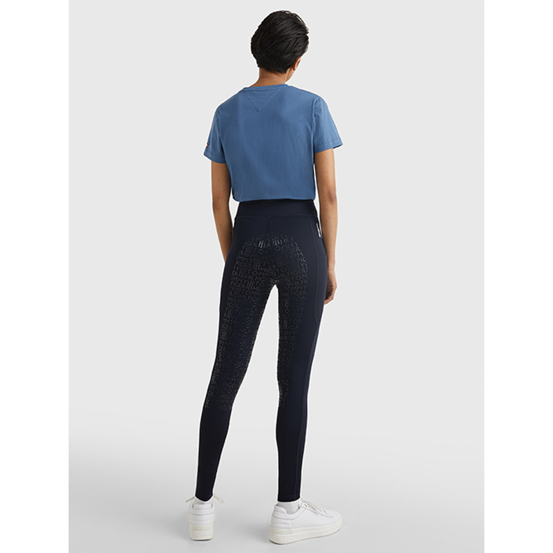 Tommy Hilfiger Full Seat Performance Flag Leggings - Desert Sky-1